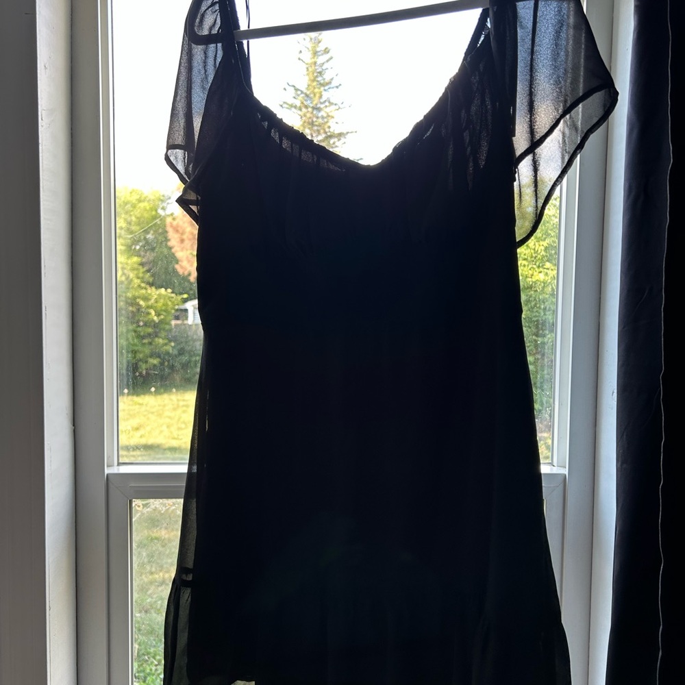 Dynamite black short sleeve dress